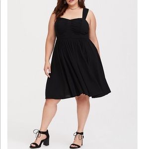 COPY - Torrid black challis dress